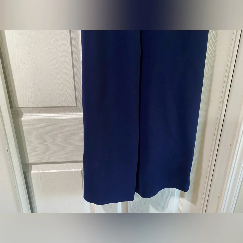 Nicole Miller‎ Artelier Elegant Navy Jumpsuit With White Buttons Size 4